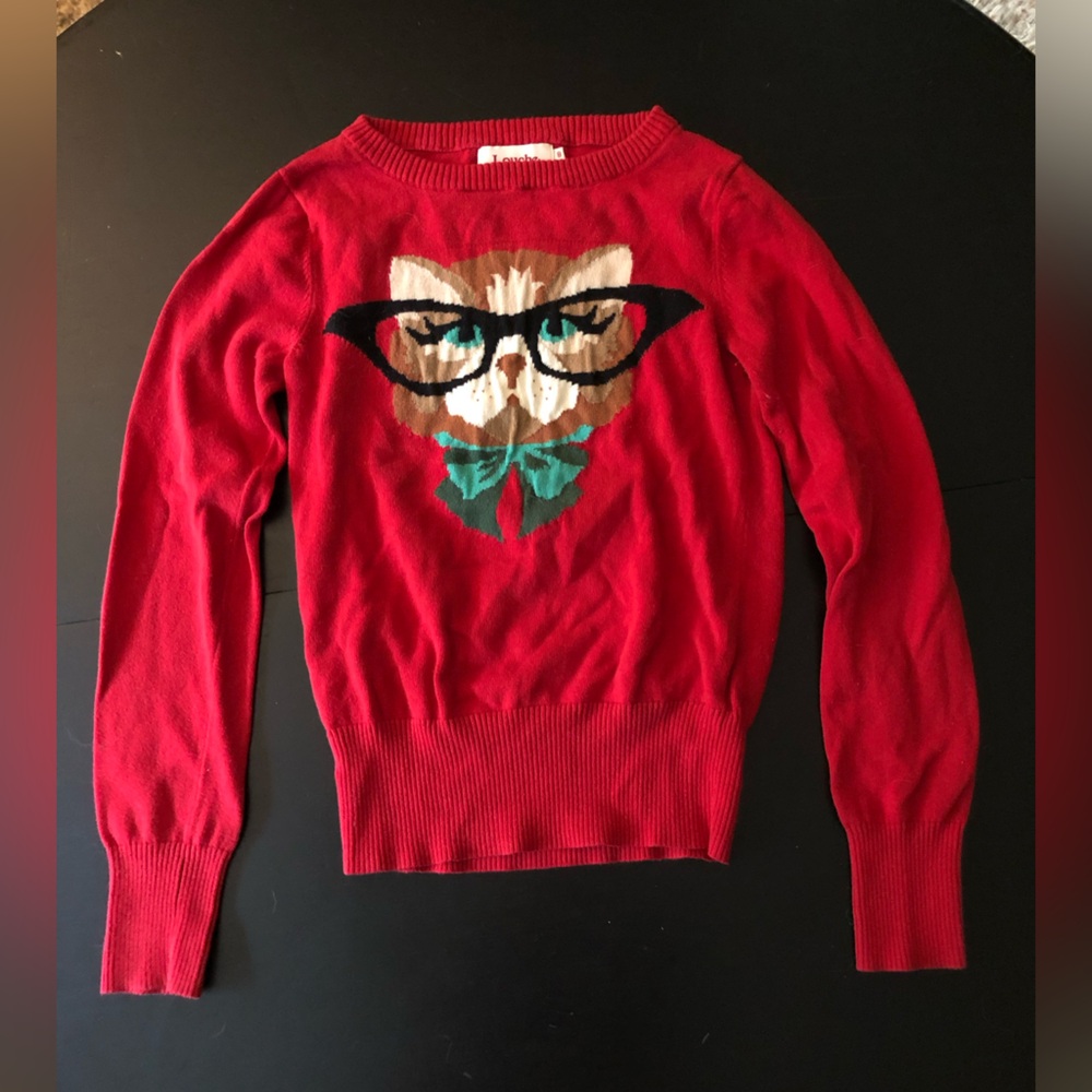 Adorable Women’s Cat Sweater Size XS